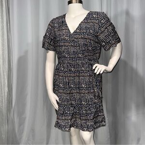 Navy and White Women's Dress